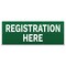 Signmission Registration Here Banner Concession Stand Food Truck Single Sided B-96-30143 - alternate 1